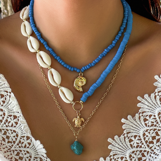 Bohemian Shell Layered Necklace