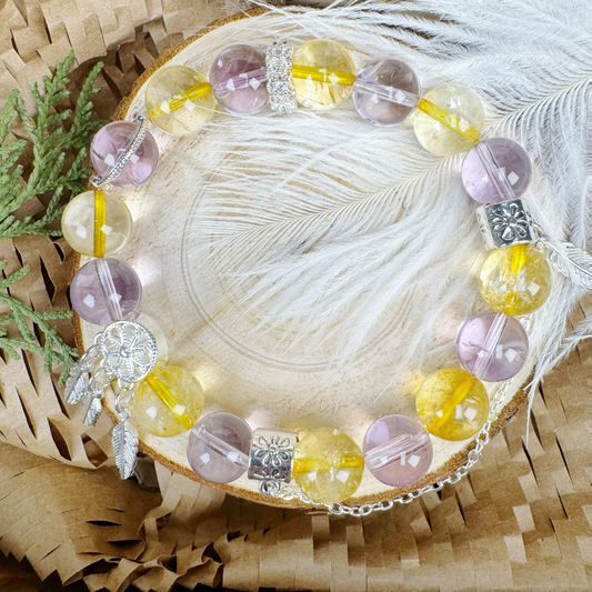#7【Wisdom, Wealth, Opportunity】Amethyst + Citrine