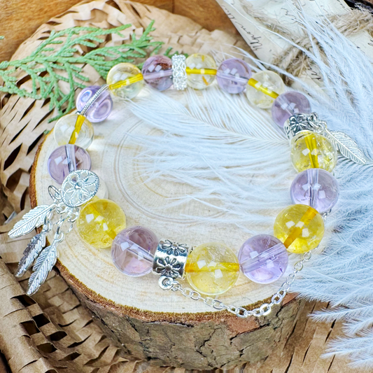 #7【Wisdom, Wealth, Opportunity】Amethyst + Citrine